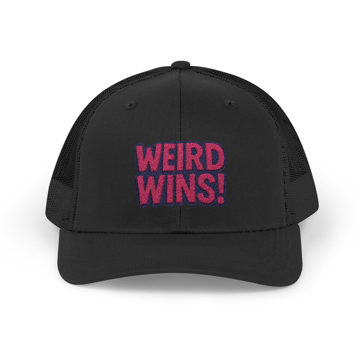 Weird Wins Snapback Trucker Cap - Fun and Quirky Hat for Unique Style