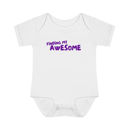 Finding My Awesome Infant Baby Rib Bodysuit