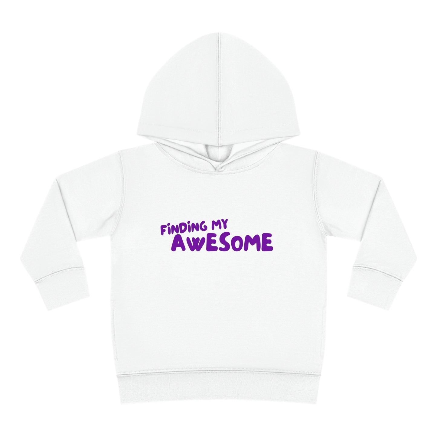 Finding My Awesome Toddler Pullover Fleece Hoodie