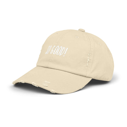 So Good Unisex Distressed Cap