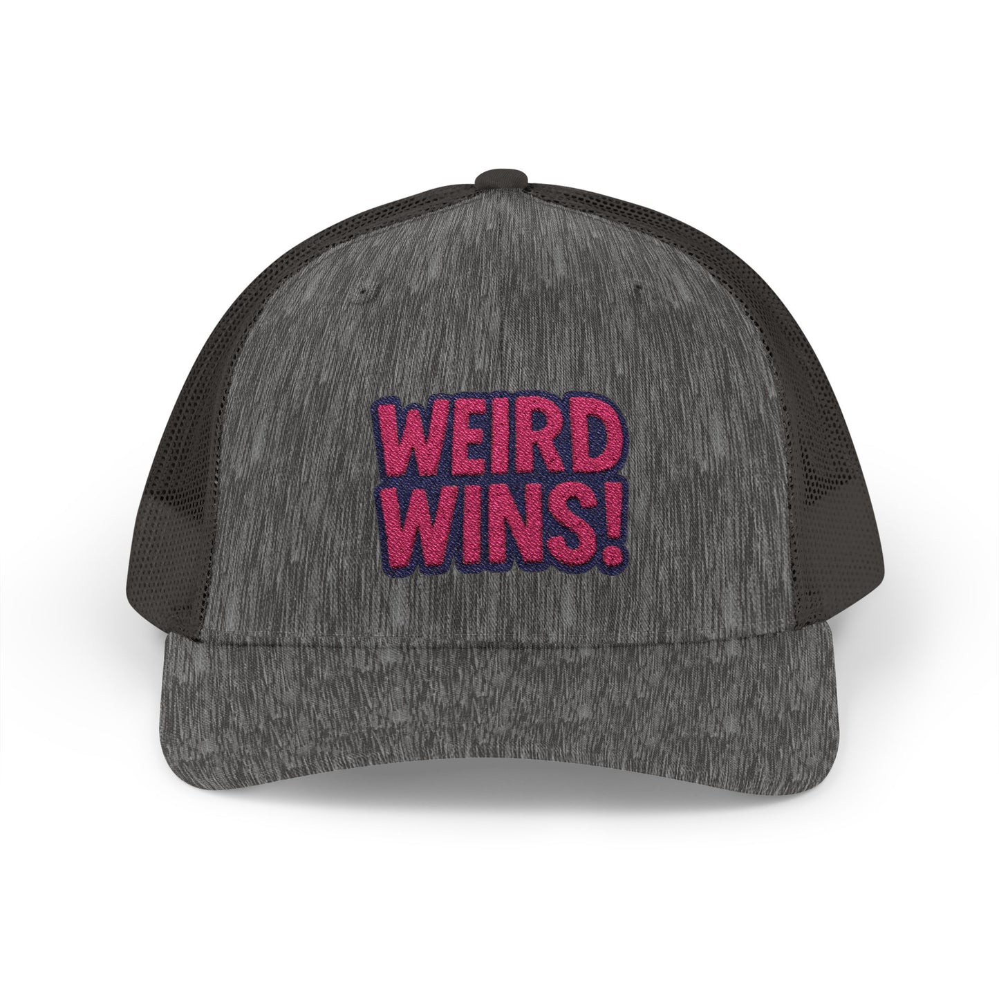 Weird Wins Snapback Trucker Cap - Fun and Quirky Hat for Unique Style