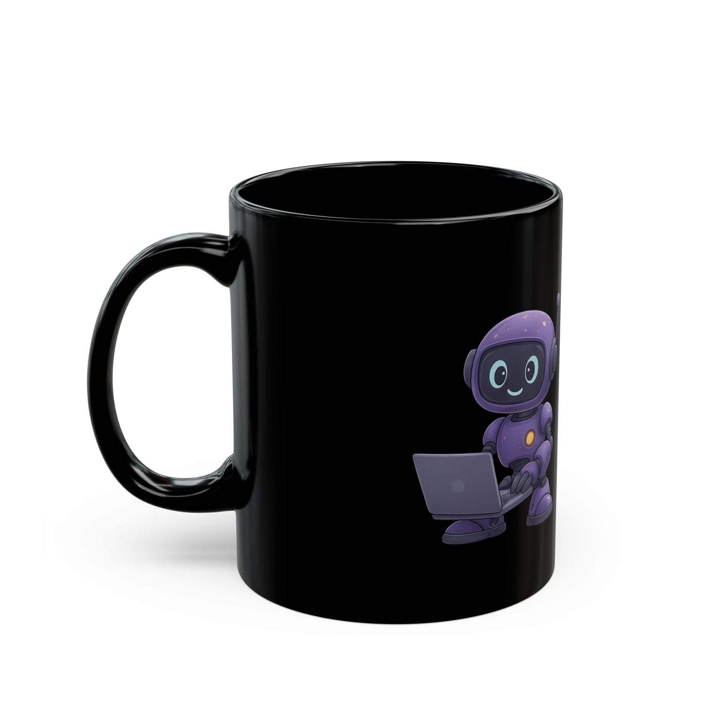 Bobbie Bot - Black Mug (11oz, 15oz)