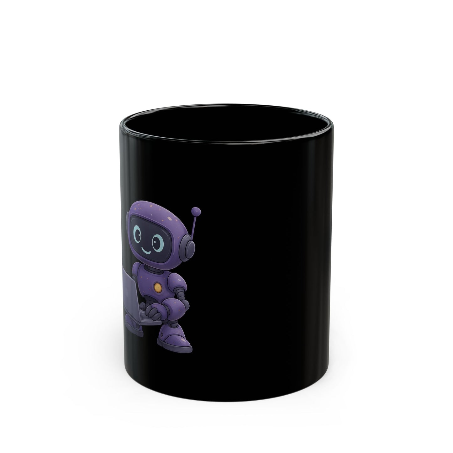 Bobbie Bot - Black Mug (11oz, 15oz)
