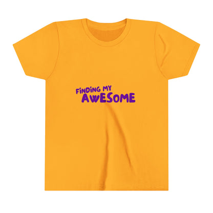 Finding My Awesome Youth Short Sleeve Tee